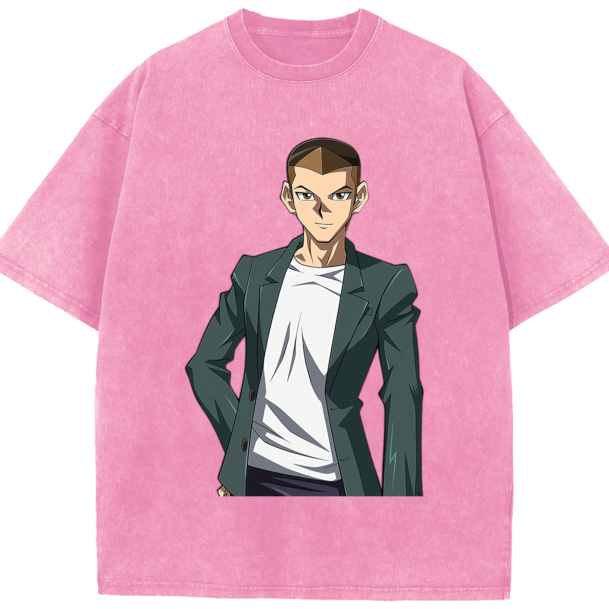 （画像用） 遊☆戯☆王 Yu-Gi-Oh! 綿100% ヴィンテージ風 半袖Tシャツ（フロントプリント）
